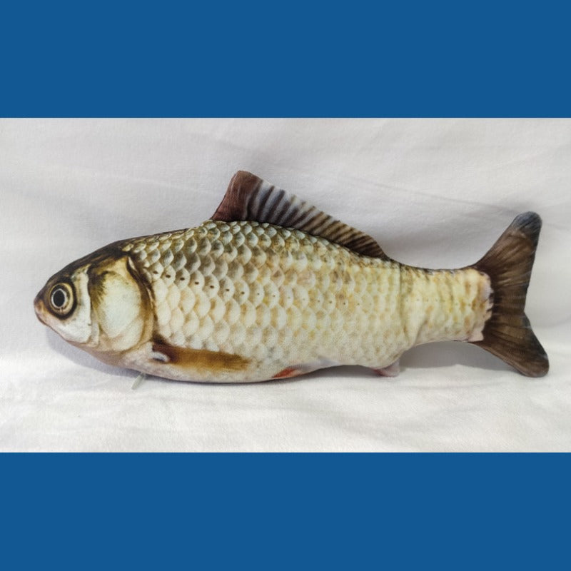 Realistic Fish Plush Toys for Cats
