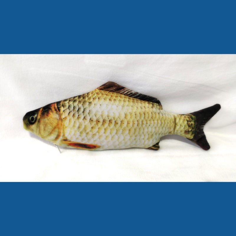 Realistic Fish Plush Toys for Cats