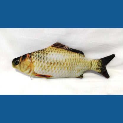 Realistic Fish Plush Toys for Cats